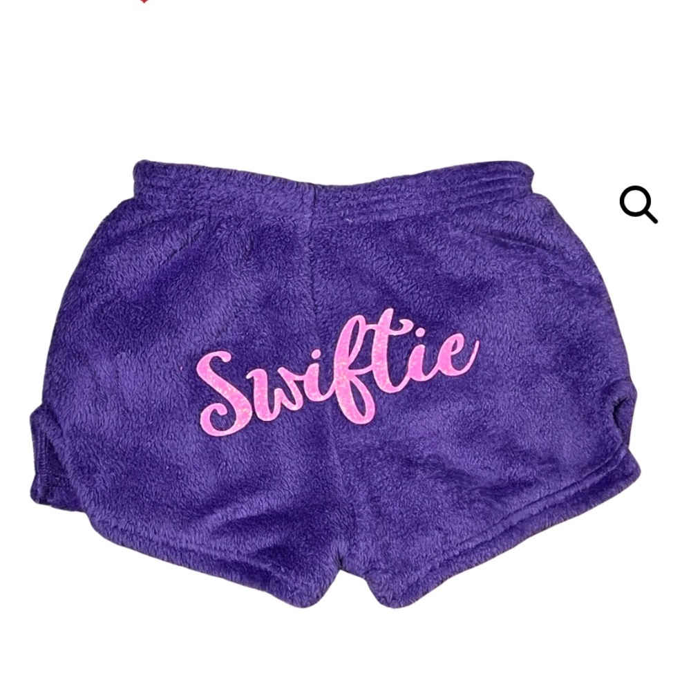 NWT Made with Love and Kisses Swiftie Purple Fuzzy Pj Pajama Bottoms